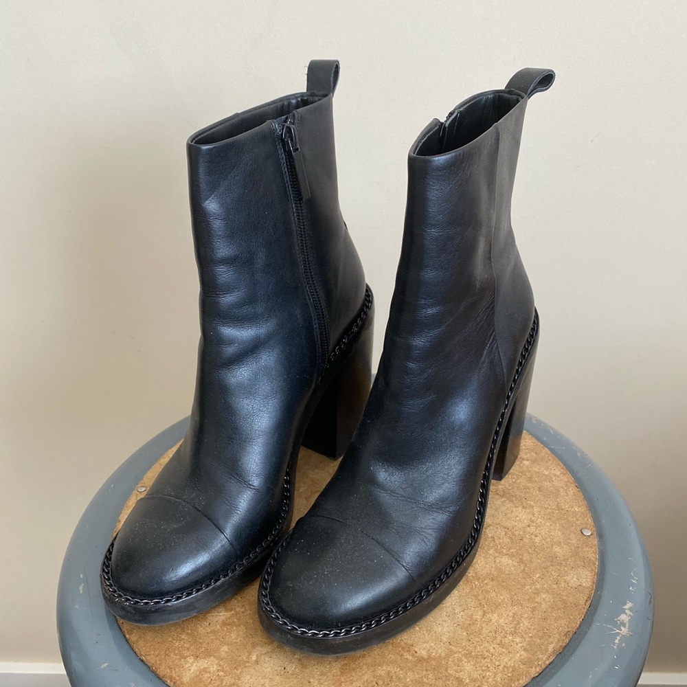 Kendall + Kylie Chunky Boots with chain detail